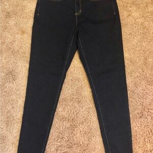 Women's Michael Kors Dark Blue Stretch Izzy Skinny Jeans 6